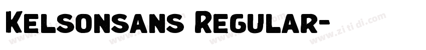 Kelsonsans Regular字体转换 Kelsonsans Regular字体转换